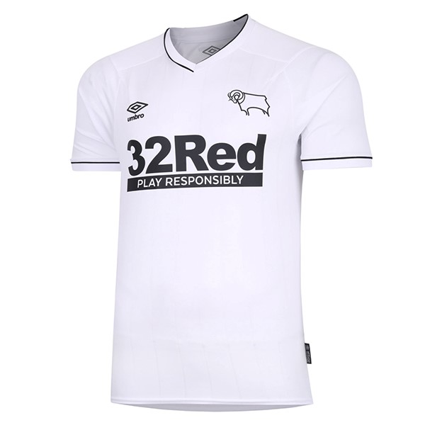 Thailande Maillot Football Derby County Domicile 2020-21 Blanc